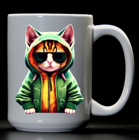 Kitty in a Hoodie