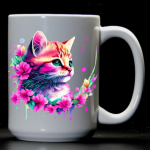 Moon Crest Flower Cat