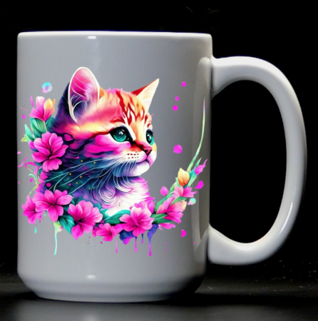 Moon Crest Flower Cat