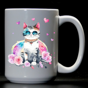 Cute Rose Cat